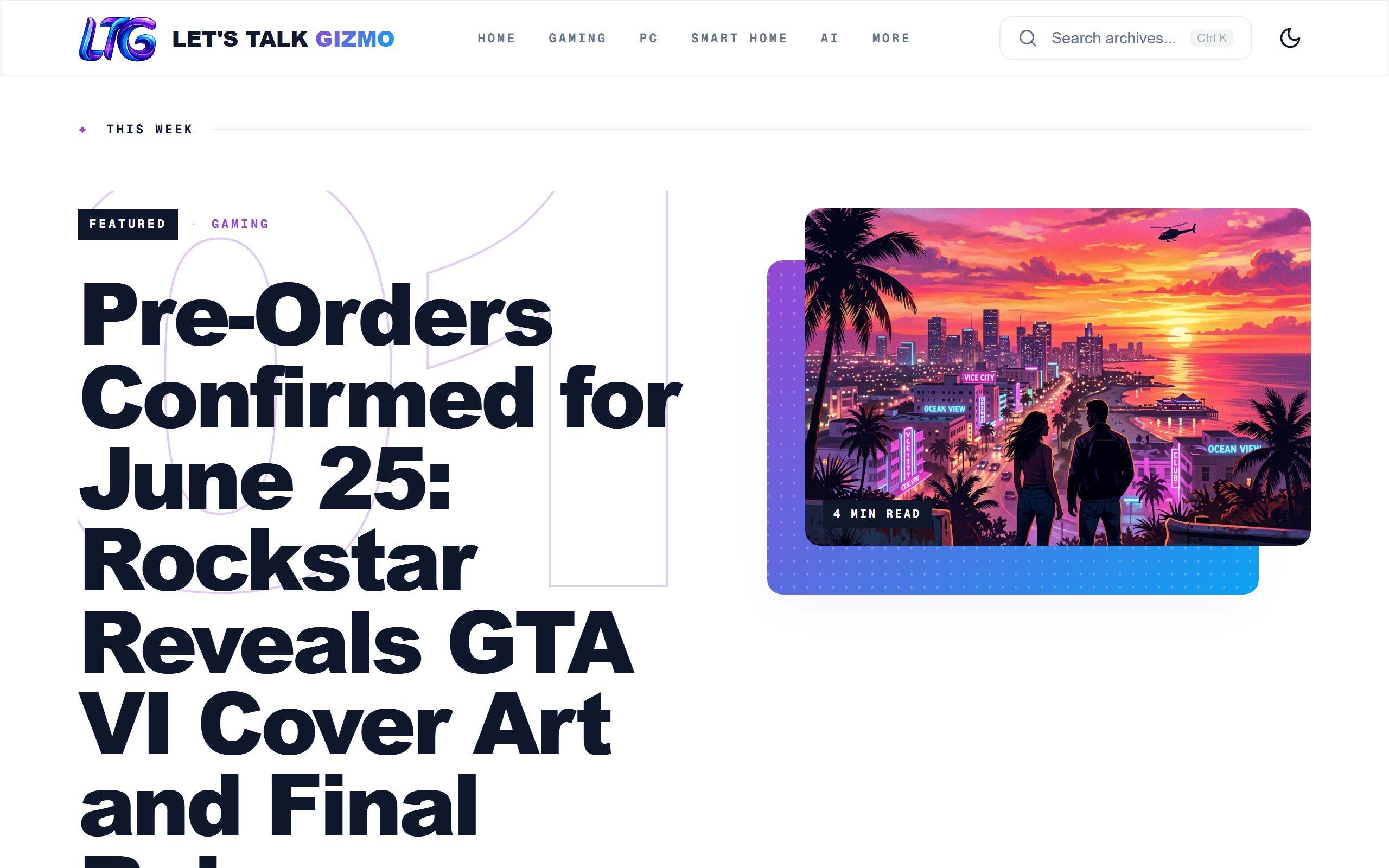 The Blog website preview