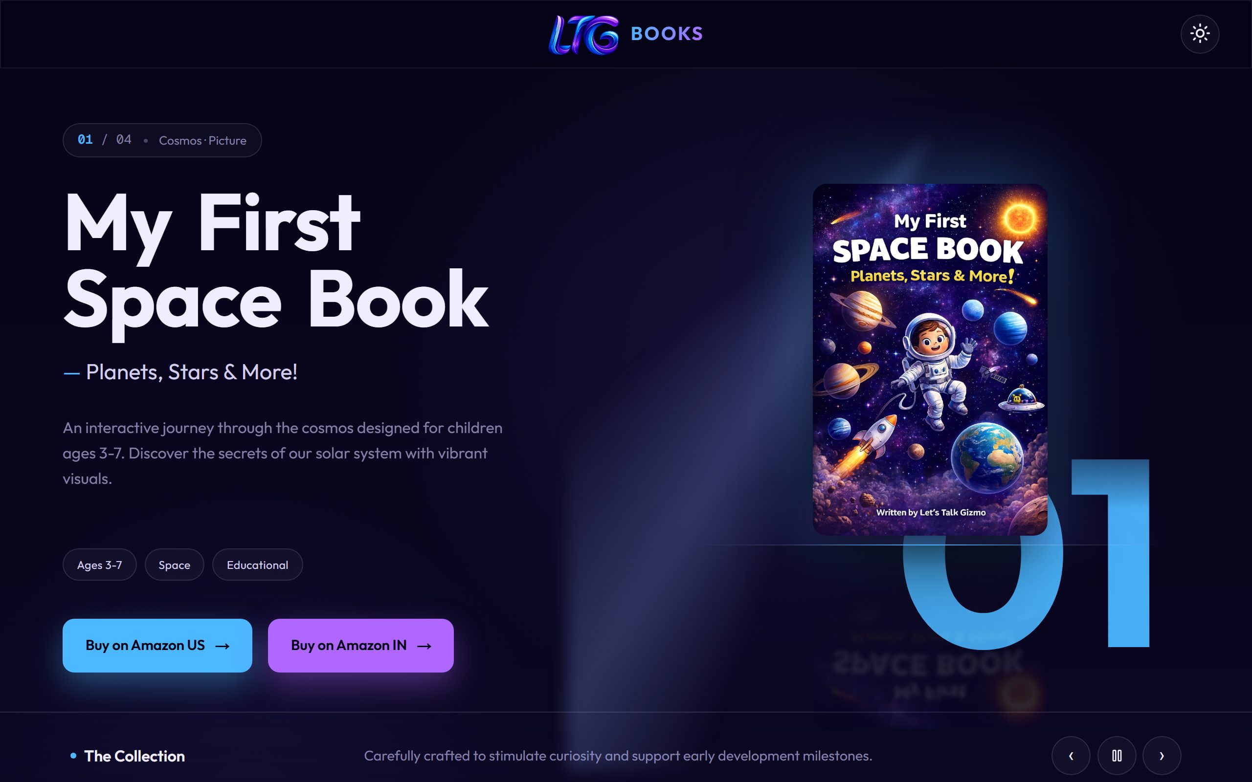 Books website preview